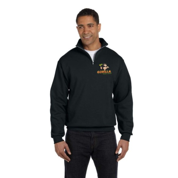 Adult Jerzees Cadet Collar Quarter Zip Sweatshirt - Image 3
