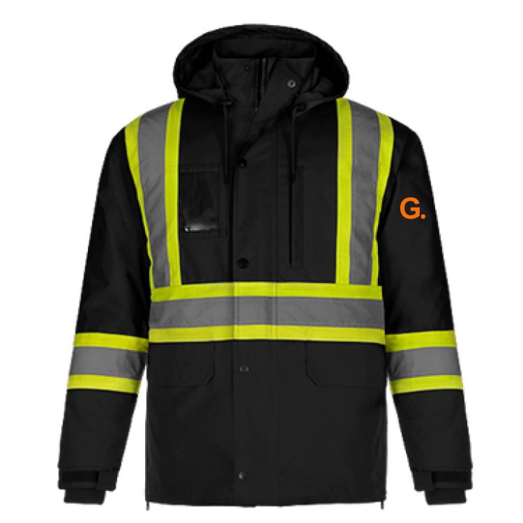 Adult 5-in-1 Hi-Vis Parka w/Detachable Hood - Image 4