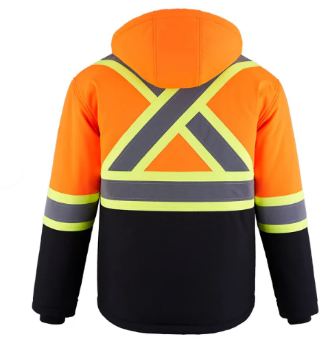 Adult Freightliner-Hi-Vis Insulated Softshell Jacket with Detachable Hood - Image 5