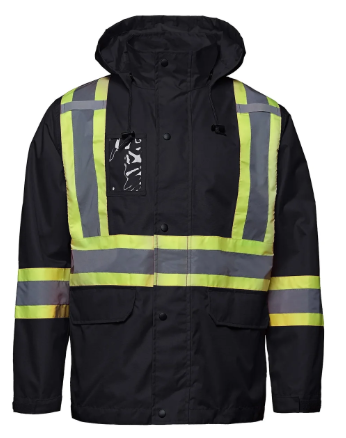 Adult Storm Full Length Hi Viz Raincoat - Image 3
