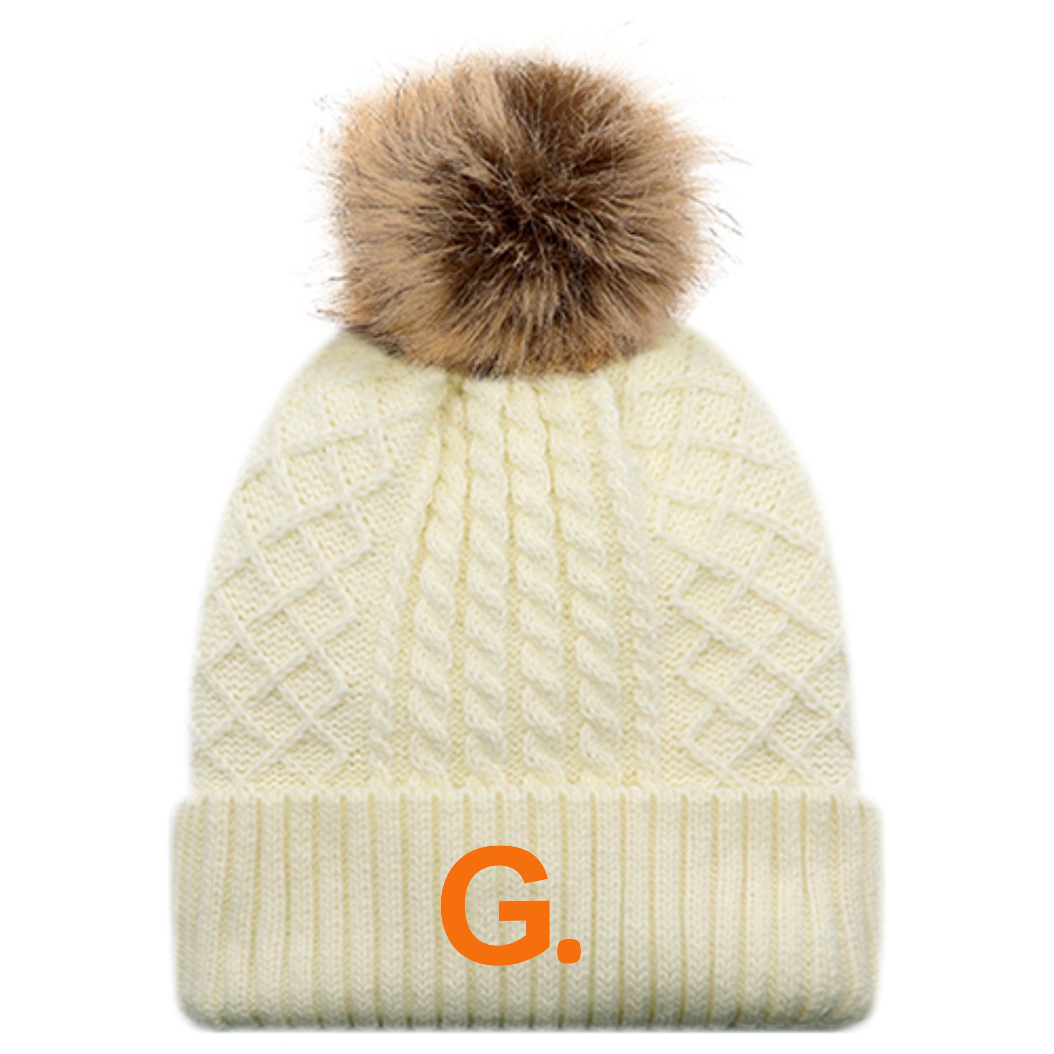 Cable Knit Toque With Satin Lining - Image 4